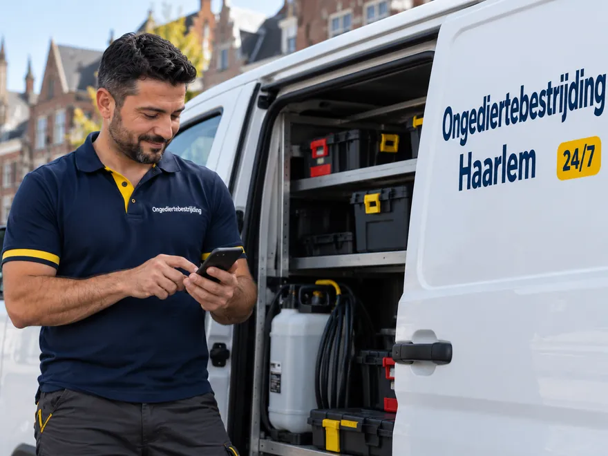 Bel Ongediertebestrijding Haarlem: 7 dagen per week bereikbaar